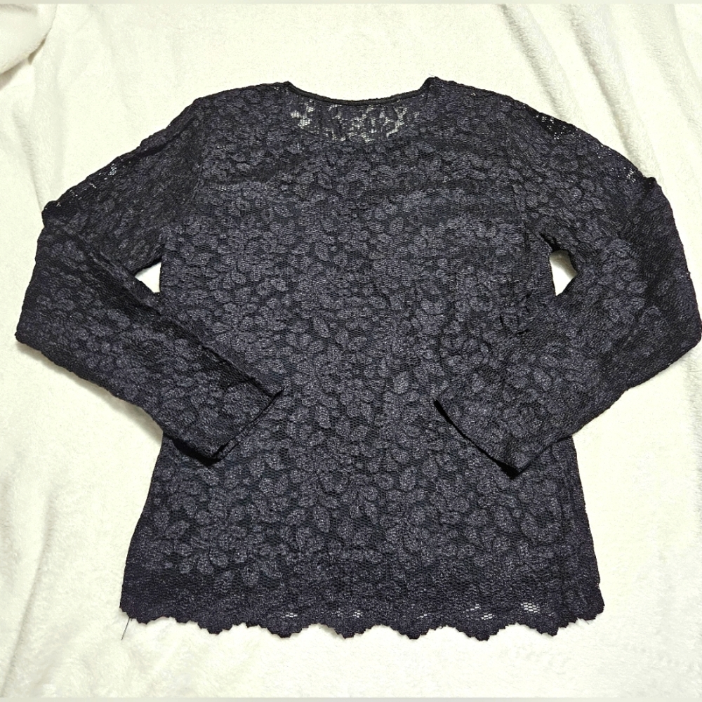Black Nordstrom Intimates Lace Top